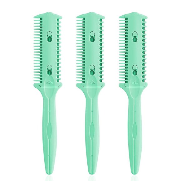 3 Pack Haircut Razor Comb- Double Sided Razor - Picture 1 of 7
